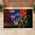 New Zealand and Australia ANZAC Day Rubber Doormat National Flag mix Kiwi Bird and Kangaroo Soldier Style