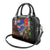 New Zealand and Australia ANZAC Day Shoulder Handbag National Flag mix Kiwi Bird and Kangaroo Soldier Style