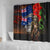 New Zealand and Australia ANZAC Day Shower Curtain National Flag mix Kiwi Bird and Kangaroo Soldier Style