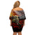 New Zealand ANZAC Day Family Matching Off Shoulder Short Dress and Hawaiian Shirt The Ode of Remembrance and Silver Fern LT03 - Polynesian Pride