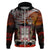 New Zealand ANZAC Day Hoodie The Ode of Remembrance and Silver Fern LT03 Zip Hoodie Black - Polynesian Pride