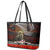 New Zealand ANZAC Day Leather Tote Bag The Ode of Remembrance and Silver Fern