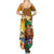 Happy Lei Day Family Matching Summer Maxi Dress and Hawaiian Shirt Hula Male Dancer Polynesian Flower Kakau Pattern