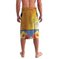 Happy Lei Day Lavalava Hula Male Dancer Polynesian Flower Kakau Pattern LT03 - Polynesian Pride