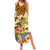 Happy Lei Day Summer Maxi Dress Hula Girl Polynesian Flower Kakau Pattern