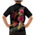 Hawaiian Flower and Tribal Turtle Family Matching Mermaid Dress and Hawaiian Shirt Colorful Style