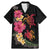 Hawaiian Flower and Tribal Turtle Family Matching Mermaid Dress and Hawaiian Shirt Colorful Style