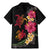 Hawaiian Flower and Tribal Turtle Family Matching Mermaid Dress and Hawaiian Shirt Colorful Style