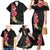 Hawaiian Plumeria and Hibiscus Family Matching Mermaid Dress and Hawaiian Shirt Colorful Style