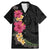 Hawaiian Plumeria and Hibiscus Family Matching Mermaid Dress and Hawaiian Shirt Colorful Style