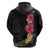 Hawaiian Plumeria and Hibiscus Hoodie Colorful Style