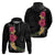 Hawaiian Plumeria and Hibiscus Hoodie Colorful Style