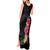 Hawaiian Plumeria and Hibiscus Tank Maxi Dress Colorful Style