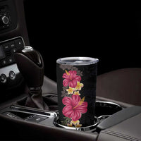 Hawaiian Plumeria and Hibiscus Tumbler Cup Colorful Style LT03 - Polynesian Pride