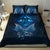 New Zealand Matariki Bedding Set Maori Pattern and Kiwi Bird Haka Dance Sky Night