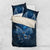 New Zealand Matariki Bedding Set Maori Pattern and Kiwi Bird Haka Dance Sky Night