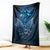 New Zealand Matariki Blanket Maori Pattern and Kiwi Bird Haka Dance Sky Night