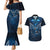 New Zealand Matariki Couples Matching Mermaid Dress and Hawaiian Shirt Maori Pattern and Kiwi Bird Haka Dance Sky Night