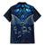 New Zealand Matariki Family Matching Mermaid Dress and Hawaiian Shirt Maori Pattern and Kiwi Bird Haka Dance Sky Night