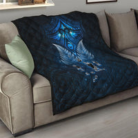 New Zealand Matariki Quilt Maori Pattern and Kiwi Bird Haka Dance Sky Night LT03 - Polynesian Pride
