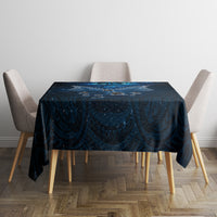 New Zealand Matariki Tablecloth Maori Pattern and Kiwi Bird Haka Dance Sky Night LT03 - Polynesian Pride