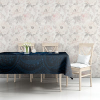 New Zealand Matariki Tablecloth Maori Pattern and Kiwi Bird Haka Dance Sky Night LT03 - Polynesian Pride
