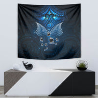 New Zealand Matariki Tapestry Maori Pattern and Kiwi Bird Haka Dance Sky Night LT03 - Polynesian Pride