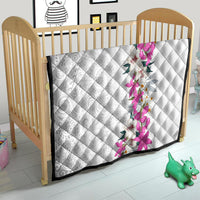 Hawaii Tropical Leaves and Flowers Quilt Tribal Polynesian Pattern White Style LT03 - Polynesian Pride