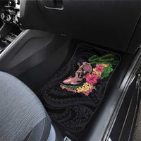 Hawaiian Tropical Plants Turtle and Shark Car Mats Polynesian Art Tattoo LT03 - Polynesian Pride