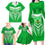 Kimbe Cutters Rugby Family Matching Long Sleeve Bodycon Dress and Hawaiian Shirt Papua New Guinea Polynesian Tattoo Green Version LT03 - Polynesian Pride