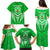 Kimbe Cutters Rugby Family Matching Puletasi Dress and Hawaiian Shirt Papua New Guinea Polynesian Tattoo Green Version LT03 - Polynesian Pride