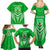 Kimbe Cutters Rugby Family Matching Summer Maxi Dress and Hawaiian Shirt Papua New Guinea Polynesian Tattoo Green Version LT03 - Polynesian Pride