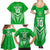 Custom Kimbe Cutters Rugby Family Matching Summer Maxi Dress and Hawaiian Shirt Papua New Guinea Polynesian Tattoo Green Version LT03 - Polynesian Pride