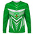 Custom Kimbe Cutters Rugby Long Sleeve Shirt Papua New Guinea Polynesian Tattoo Green Version LT03 Unisex Green - Polynesian Pride