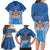 Fiji Day Family Matching Long Sleeve Bodycon Dress and Hawaiian Shirt Fijian Masi Tribal Hibiscus Tattoo and Tapa Pattern