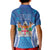 Fiji Day Kid Polo Shirt Fijian Masi Tribal Hibiscus Tattoo and Tapa Pattern