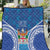 Fiji Day Quilt Fijian Masi Tribal Hibiscus Tattoo and Tapa Pattern