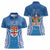 Fiji Day Women Polo Shirt Fijian Masi Tribal Hibiscus Tattoo and Tapa Pattern