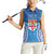 Fiji Day Women Sleeveless Polo Shirt Fijian Masi Tribal Hibiscus Tattoo and Tapa Pattern