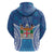 Fiji Day Zip Hoodie Fijian Masi Tribal Hibiscus Tattoo and Tapa Pattern