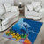 Polynesian Scuba Diving Area Rug Beauty Corals with Underwater and Polynesian Pattern