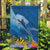 Polynesian Scuba Diving Garden Flag Beauty Corals with Underwater and Polynesian Pattern