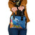 Polynesian Scuba Diving Shoulder Handbag Beauty Corals with Underwater and Polynesian Pattern