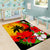 Hawaii Maui Island Area Rug Maui Map With Tropical Forest Sunset Vibe LT03 - Polynesian Pride