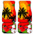 Hawaii Maui Island Car Mats Maui Map With Tropical Forest Sunset Vibe LT03 Black - Polynesian Pride