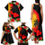 Hawaii Maui Island Family Matching Tank Maxi Dress and Hawaiian Shirt Maui Map With Tropical Forest Sunset Vibe LT03 - Polynesian Pride