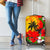 Hawaii Maui Island Luggage Cover Maui Map With Tropical Forest Sunset Vibe LT03 - Polynesian Pride