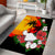 Hawaii Maui Island Area Rug Maui Map With Tropical Forest Vintage Style LT03 - Polynesian Pride