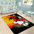 Hawaii Maui Island Area Rug Maui Map With Tropical Forest Vintage Style LT03 - Polynesian Pride