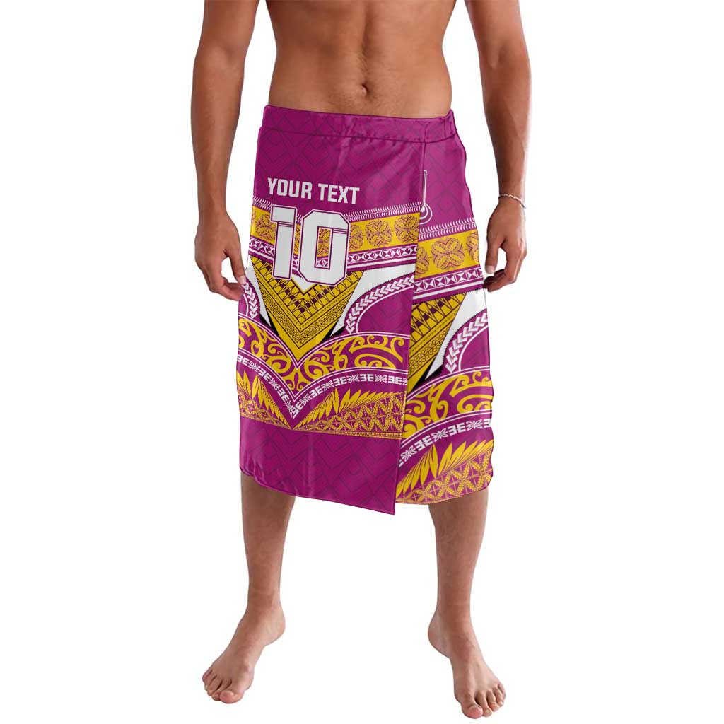Custom Rugby Niue Lavalava Hiapo Tribal Heritage Tattoos Pink Color LT03 Pink - Polynesian Pride